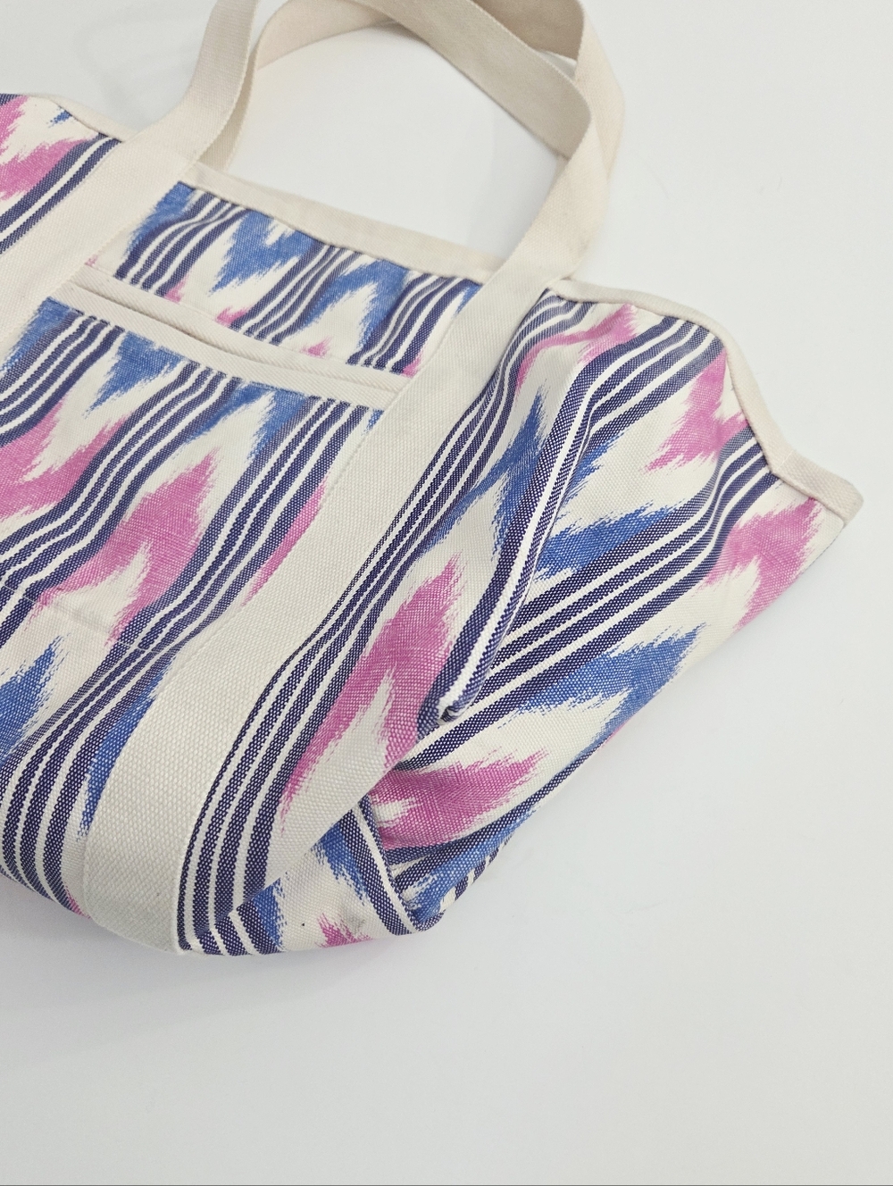 ISABEL MARANT DARWEN IKAT CANVAS TOTE BAG - Picture 7 of 10